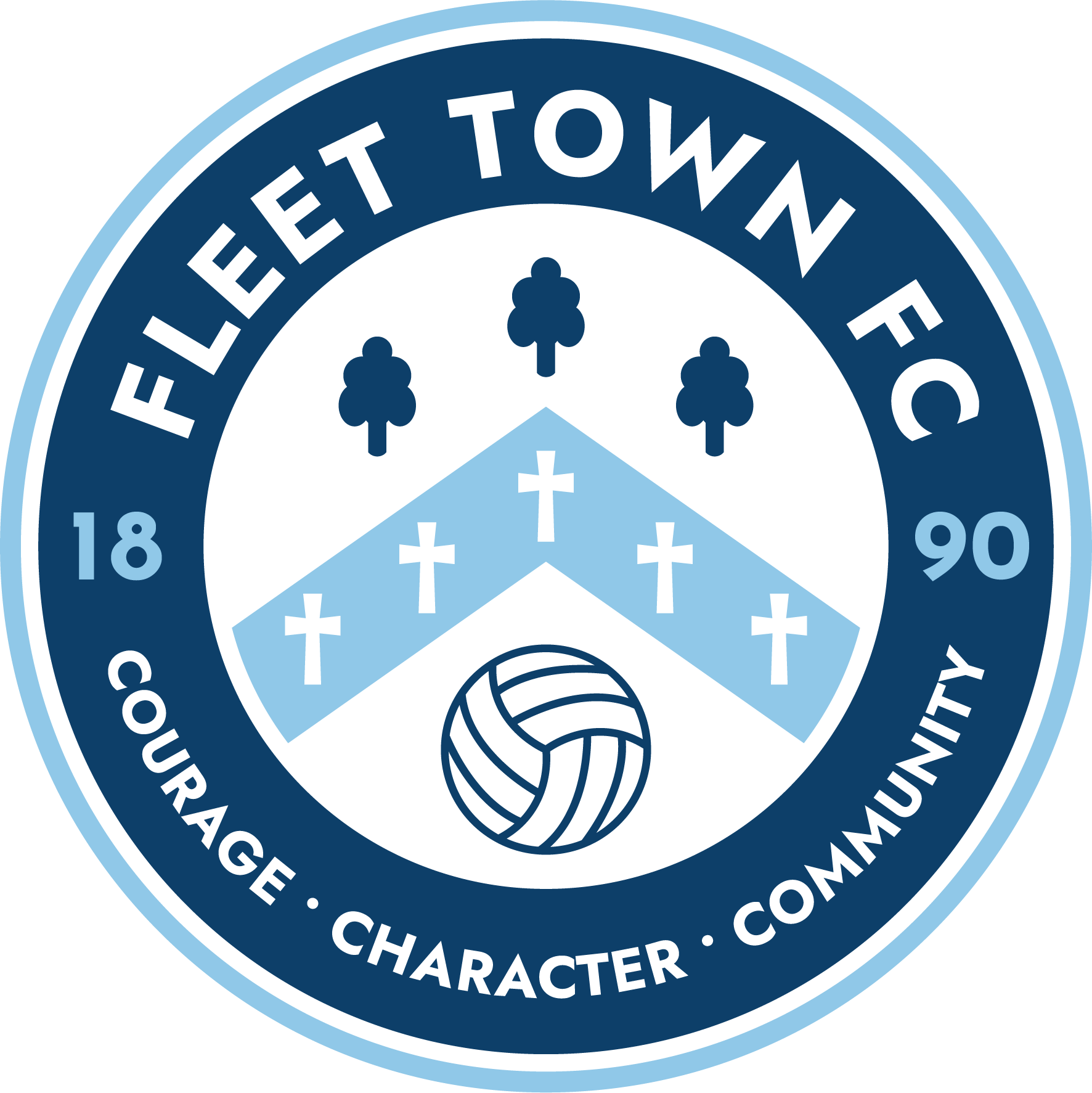 logo for fleet town fc